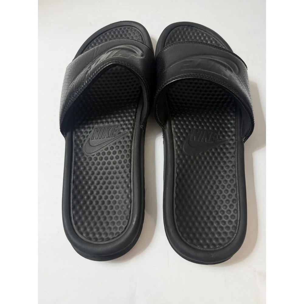 Nike Benassi JDI Black Slides Mens 11 Sandals 343880-001